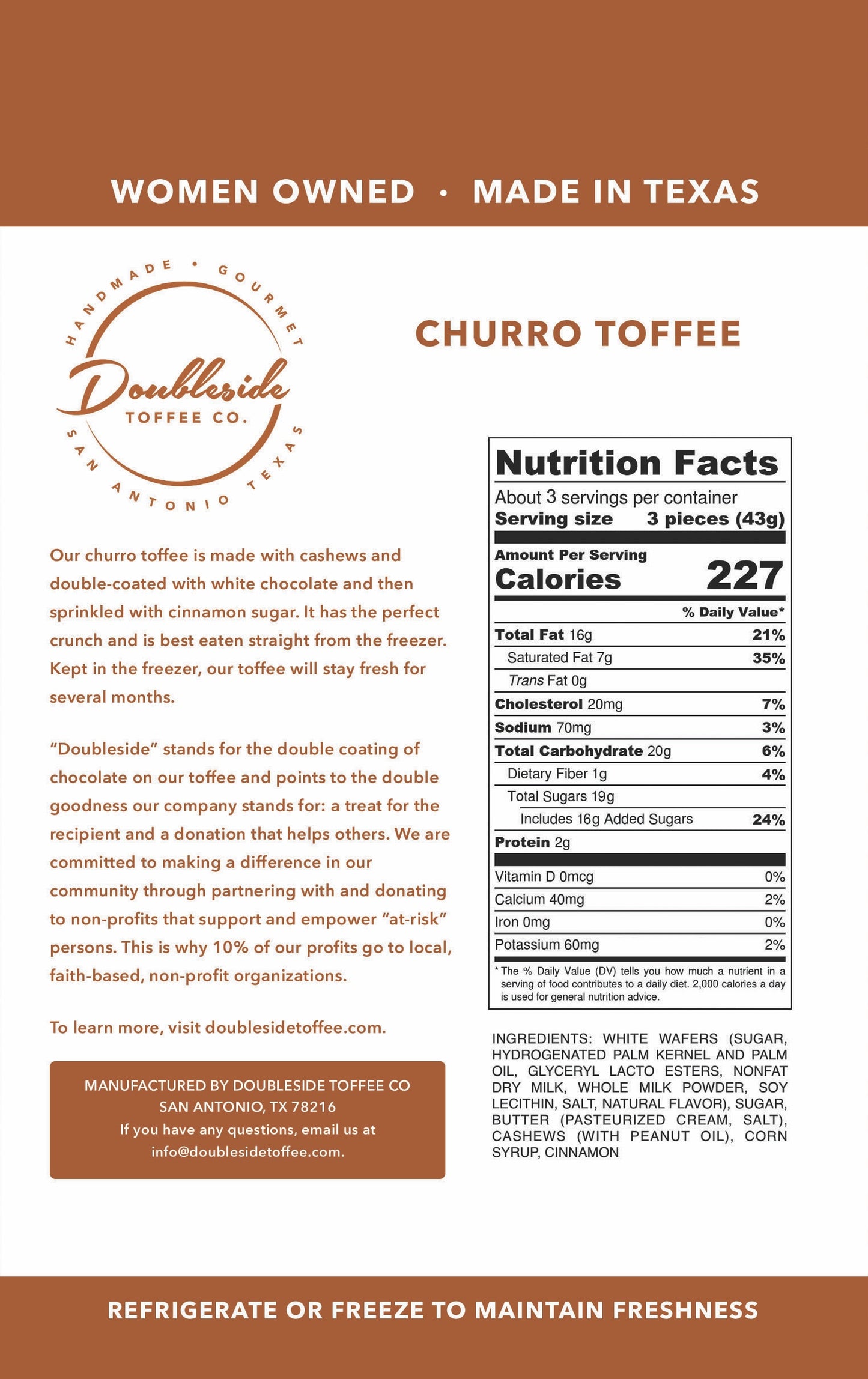 Churro Toffee