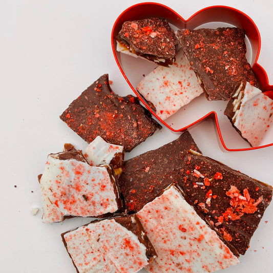Chocolate Strawberry Toffee
